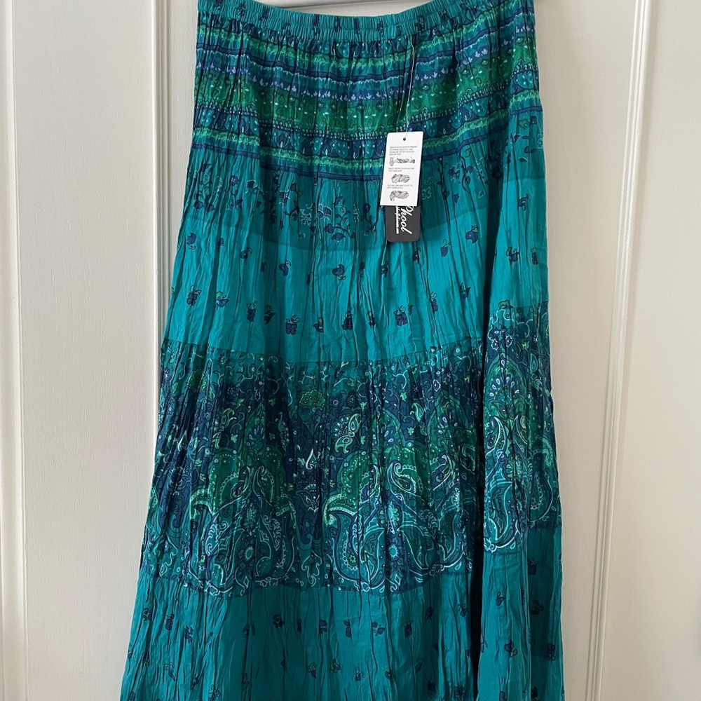 NWT Catalog Classics Peasant Boho Skirt